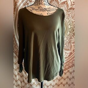 Olive Green Women's Top